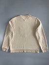 Tommy Hilfiger | “Est. MCMLXXXV” Gold Crest Embroidered Crewneck Sweatshirt Cream (M)