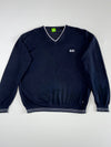BOSS Hugo Boss Navy V-Neck Sweater(L)