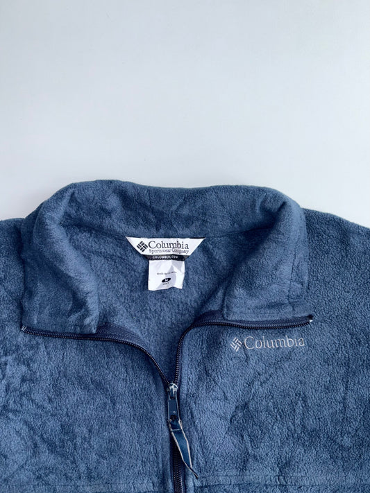 Columbia | Navy Fleece Jacket | (M/L)