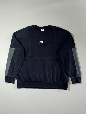 Nike Air Black Panelled Sweatshirt – (2XL)