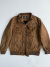 Faux Sued Leather Jacket (M)