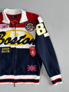 Kalamton “Boston” Patchwork Racing Track Jacket (S)