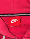 Nike | Pink Big Logo Zip-Up Hoodie (S)