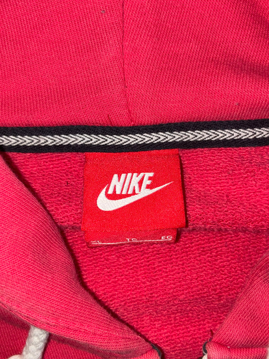 Nike | Pink Big Logo Zip-Up Hoodie (S)