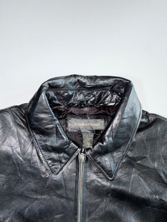 Banana Republic Premium Original Leather Jacket Womens (M)