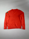Tommy Hilfiger Pima Cotton Cashmere V-Neck Sweater – Burnt Orange (XL)