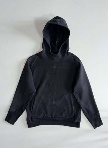Adidas Pullover Hoodie – Black, Small Logo (S)