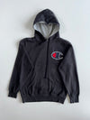 Champion | Vintage Black Big C Logo Hoodie (M)