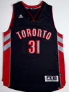 Adidas Toronto Raptors #31 NBA Basketball Jersey – Black / Red (M)