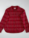 Columbia Omni-Wick Plaid Flannel Shirt - Red (L)