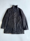 Burberry London Trench/Car Coat – Black with Nova Check Lining (XL)
