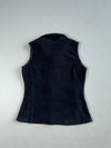 Champion Fitted Fleece Zip Vest – Black Women’s (XS)