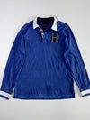 Tommy Hilfiger 'H' Patch Long Sleeve Rugby Polo – Royal Blue (L)