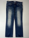 Edwin 503 Japanese Faded Whisker Wash Blue Denim Jeans (W:34) (L:39)
