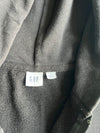 GAP | Arch Logo Zip-Up Hoodie | Washed Black | (M)