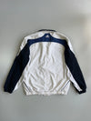 Adidas Vintage 3-Stripe Windbreaker Jacket White & Navy (L)