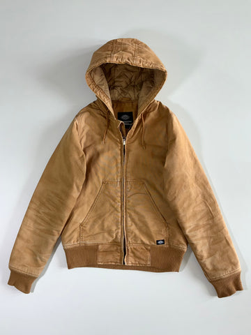 Dickies Tan Hooded Canvas Jacket (S)
