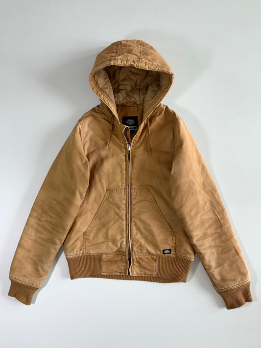 Dickies Tan Hooded Canvas Jacket (S)