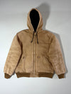 Vintage Dickies Tan Hooded Canvas Work Jacket (XL)