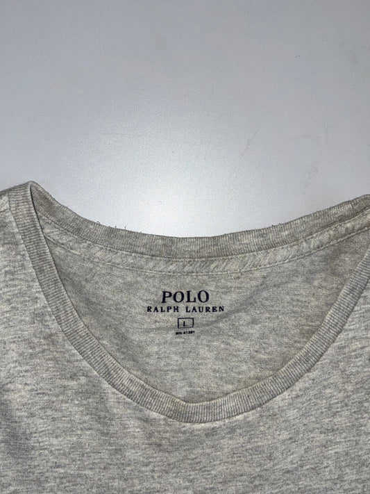 Polo Ralph Lauren Heather Grey Classic Crew Neck T-Shirt (Xl)