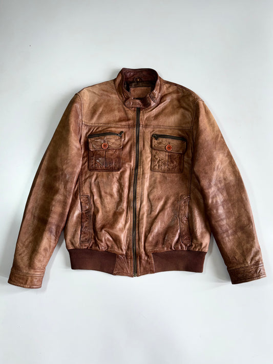 Vintage Premium Original Leather Jacket (L)
