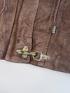ZSuper Premium Vintage Original Leather Jacket Unique lock (M)