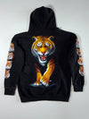 Vintage Y2K Tiger Graphic Zip-Up Hoodie – (M)