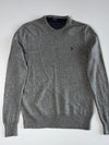 Polo Ralph Lauren Grey Crewneck Sweater with Pony Logo –  (S)