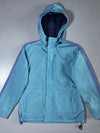 Nike Light Blue Colorblock Hooded Jacket (M)