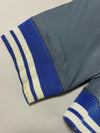 Nike Grey & Royal Blue Fleece-Lined Hooded Track Jacket (M)