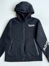 Airwalk | Black Explorer Tech Fleece Zip Hoodie | (S)