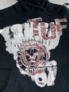 Tough Jeansmith | Distressed Graphic Hoodie Black | (L)
