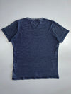 Tommy Hilfiger Indigo Striped Pocket Tee MCMLXXXV Patch Navy (M)