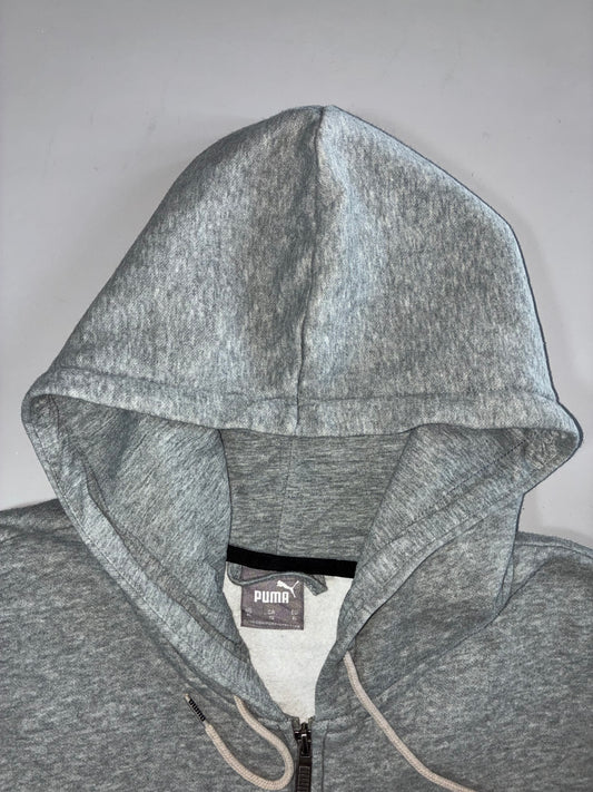 Puma Grey Melange Zip-Up Hoodie (2Xl)