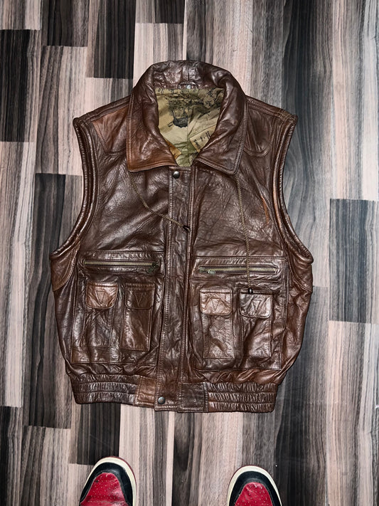 Z Super Premium Original Leather HALF JACKET (L)