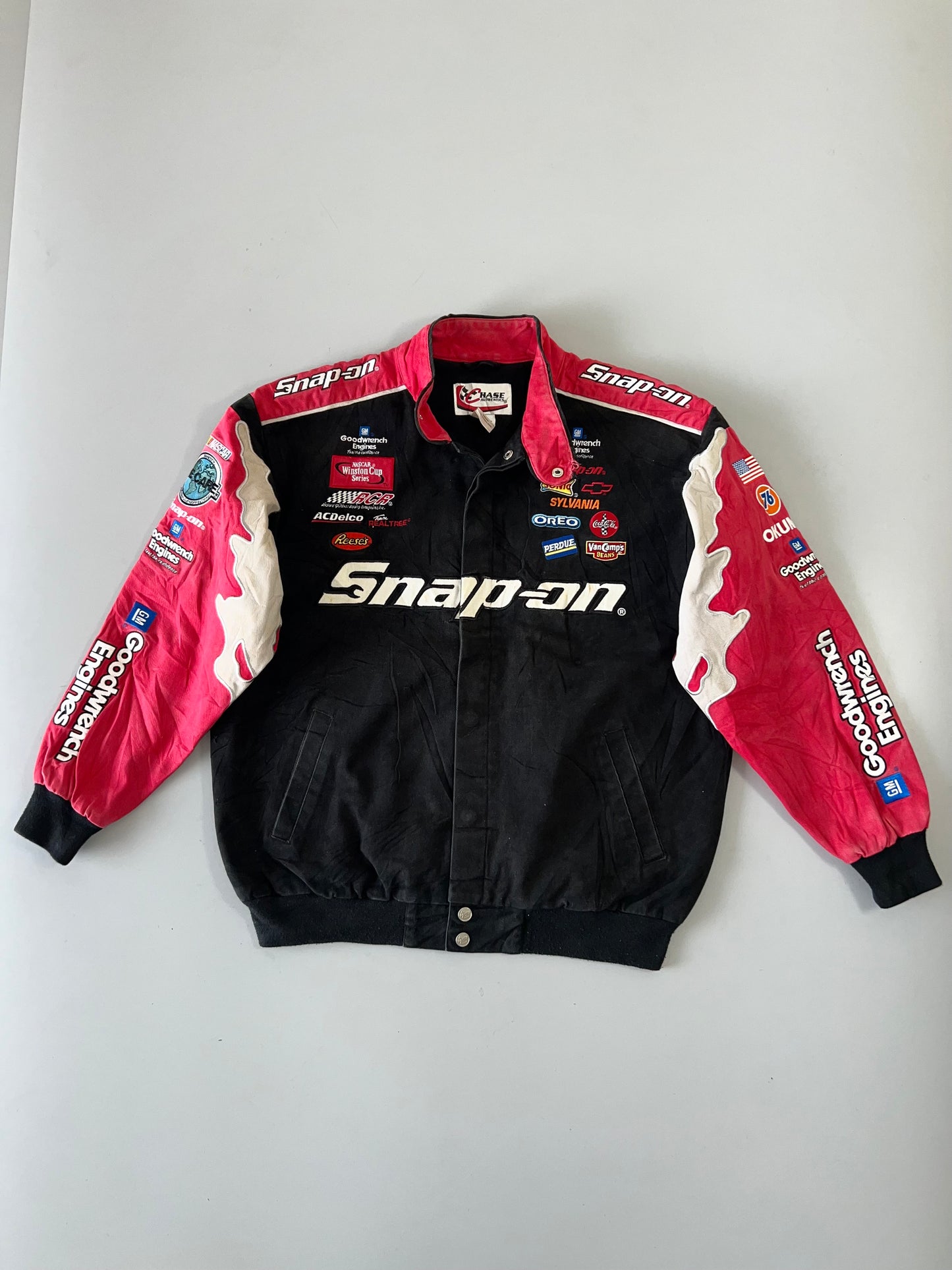 !                                                                                                                                                                                                  Vintage Kevin Harvick Snap On Racing Jacket (RARE FIND) (XL)