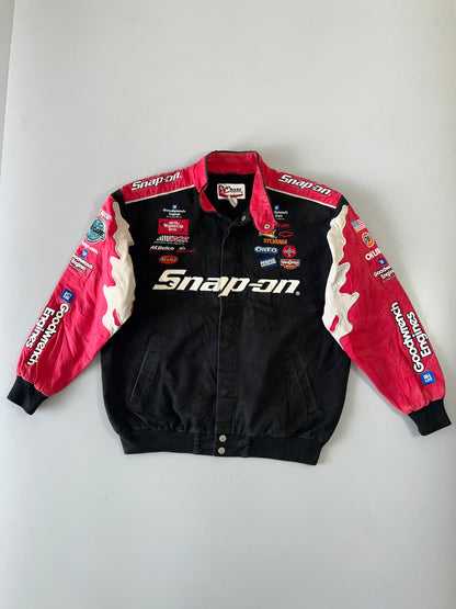 !                                                                                                                                                                                                  Vintage Kevin Harvick Snap On Racing Jacket (RARE FIND) (XL)