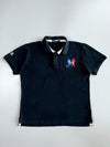 Big Train Osaka Japanese Dual Flame Oni Kanji Embroidered Black T-Shirt (XL)