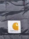 Carhartt Reversible Plaid Vest Grey/Maroon Zip front, flannel one side (XL)
