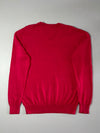 Polo Ralph Lauren Red V-Neck Knit Sweater –(M)