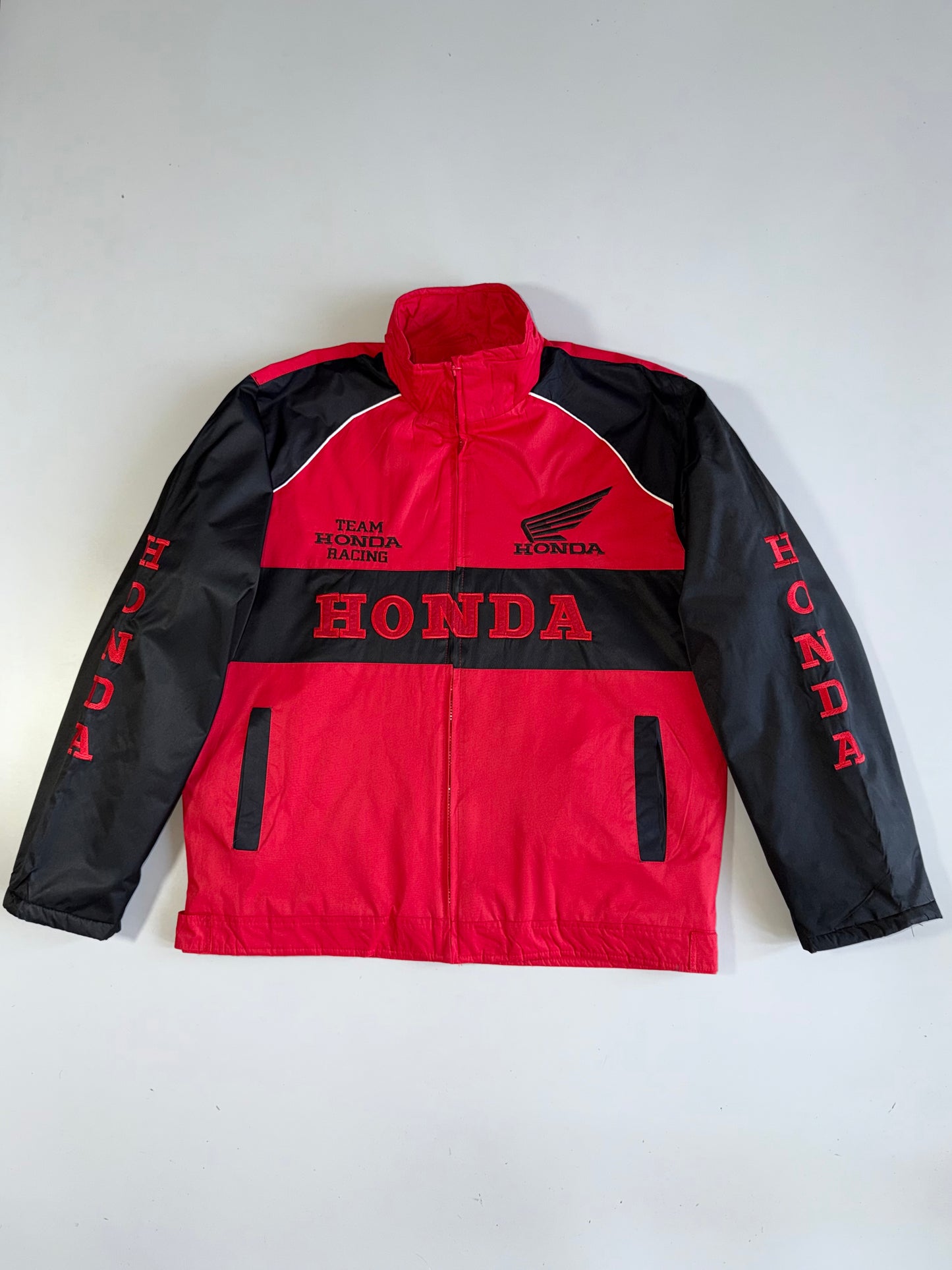 !          Vintage Style Honda Racing Motorsport Jacket (XL)
