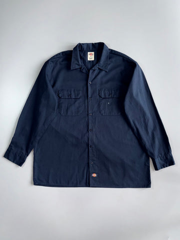 Vintage Dickies | Long Sleeve Work Shirt | (2XL)