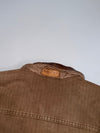 ZThe Heritage Vintage Marlboro Classics Hard Cotton Canvas  Leather Collar  Work Jacket (RARE) (L/XL)