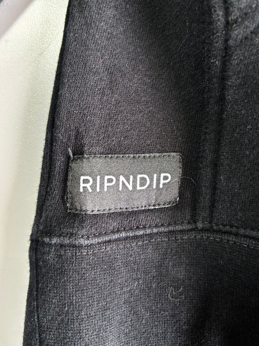 RIPNDIP “Our Lady Nermal” Rose Print Zip Up Jacket (M)
