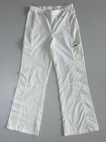 Nike White Flared Track Pants (W:30|L:41)