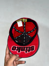 Elstinko Shark Teeth Monster Face Red & Black Fitted Cap – Korean Streetwear (54cm)