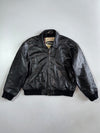 90s Vintage Diesel | Genuine Leather Bomber Jacket (XL)