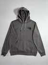 The North Face Grey Climber Logo Hoodie with Contrast Navy Stitching (M/L)