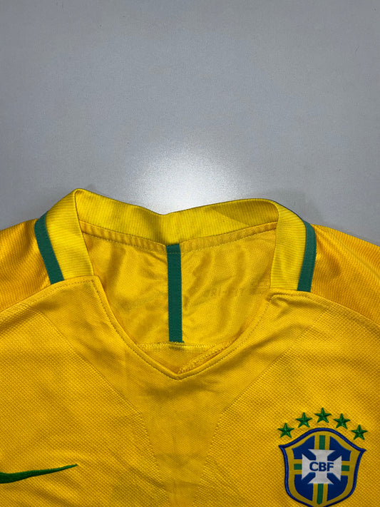 Nike | Brazil CBF Home Jersey 2016 | Yellow/Green (L)