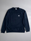 Adidas Black Essential Crewneck Sweatshirt (XL)